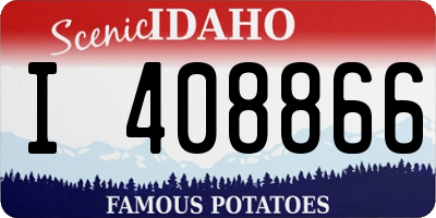 ID license plate I408866