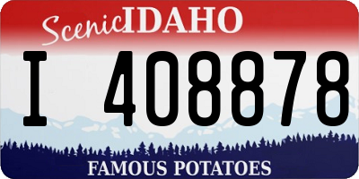 ID license plate I408878