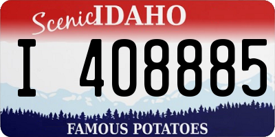 ID license plate I408885