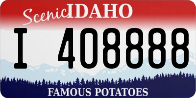 ID license plate I408888