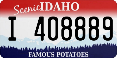 ID license plate I408889