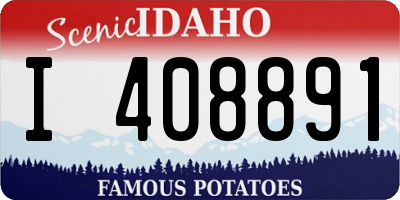 ID license plate I408891