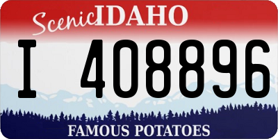ID license plate I408896
