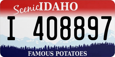 ID license plate I408897