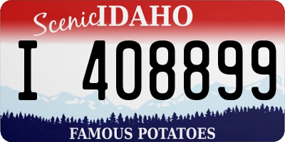 ID license plate I408899