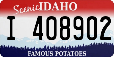 ID license plate I408902