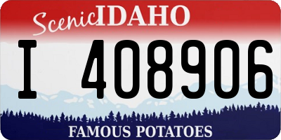 ID license plate I408906