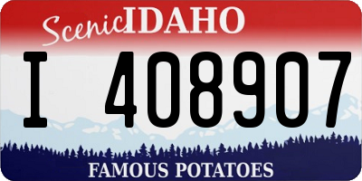 ID license plate I408907