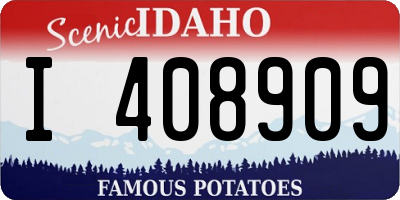 ID license plate I408909