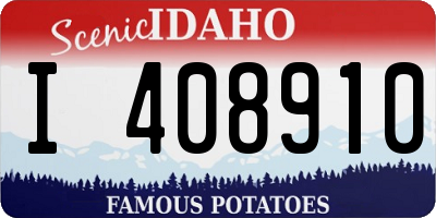 ID license plate I408910