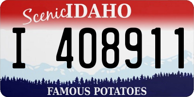 ID license plate I408911