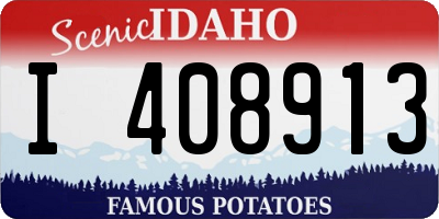 ID license plate I408913