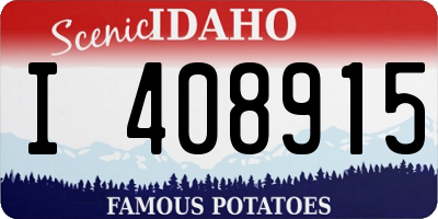 ID license plate I408915