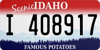 ID license plate I408917