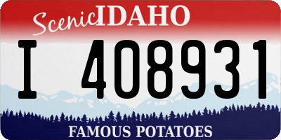 ID license plate I408931