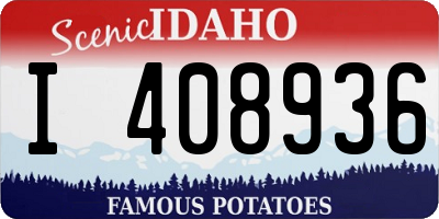 ID license plate I408936