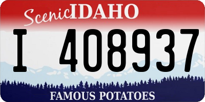 ID license plate I408937