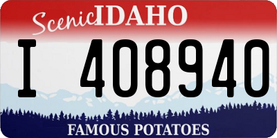 ID license plate I408940