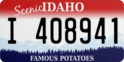 ID license plate I408941