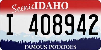 ID license plate I408942