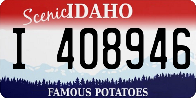ID license plate I408946