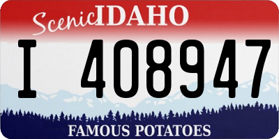 ID license plate I408947
