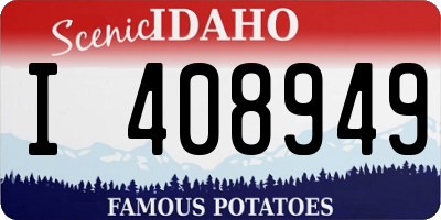 ID license plate I408949