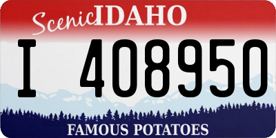 ID license plate I408950