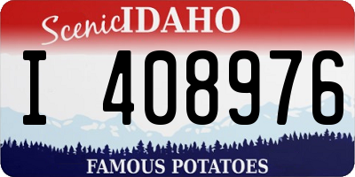 ID license plate I408976