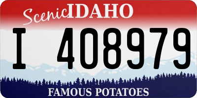 ID license plate I408979