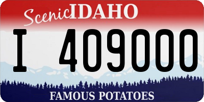 ID license plate I409000