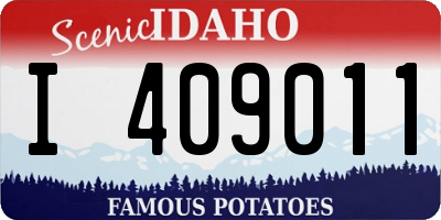ID license plate I409011