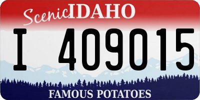 ID license plate I409015