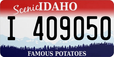 ID license plate I409050