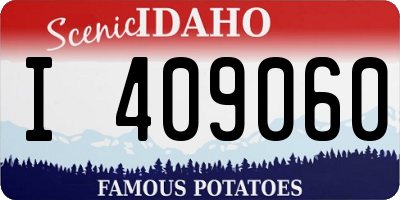 ID license plate I409060