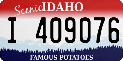 ID license plate I409076