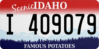 ID license plate I409079