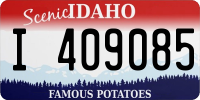 ID license plate I409085
