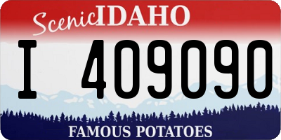 ID license plate I409090