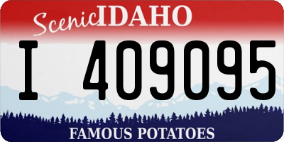 ID license plate I409095