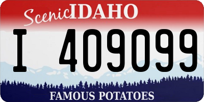 ID license plate I409099