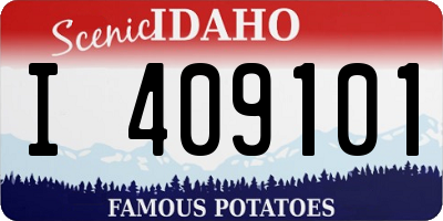 ID license plate I409101