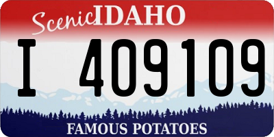 ID license plate I409109