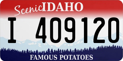 ID license plate I409120