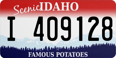 ID license plate I409128