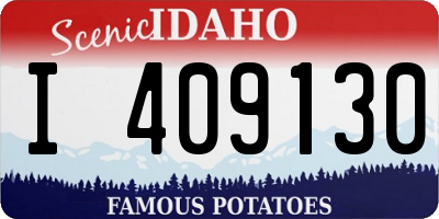 ID license plate I409130
