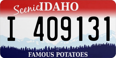 ID license plate I409131