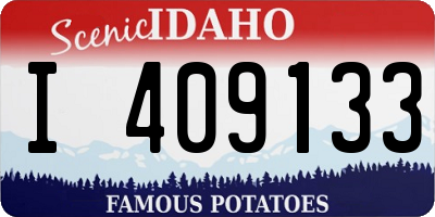ID license plate I409133