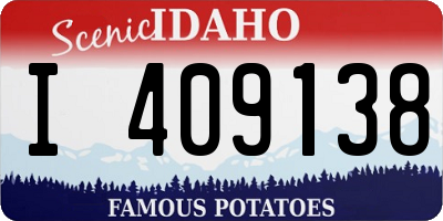 ID license plate I409138