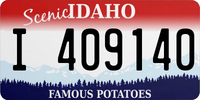 ID license plate I409140